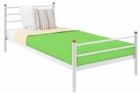 Кровать односпальная Милана Plus (СМ 120х190) трубка металл в интернет магазине Планета Комфорта Фото metallicheskie-krovati кровать односпальная милана plus (см 120х190) трубка металл производитель Милсон