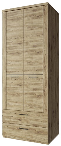 Фото Шкаф 2DG2S Дорсет (Doorset) (80) двухдверный от производителя Анрэкс в Красноперекопске по цене 25 870 ₽
