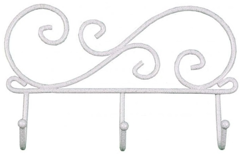 Фото Вешалка настенная Кружева 3 от производителя Завод металлических изделий в Красноперекопске по цене 230 ₽