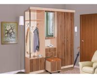 Прихожая Елена 3 (Цвет корпуса:ясень шимо светлый, цвет фасада:ясень шимо темный (Мебель Маркет) ) в Красноперекопске от производителя 