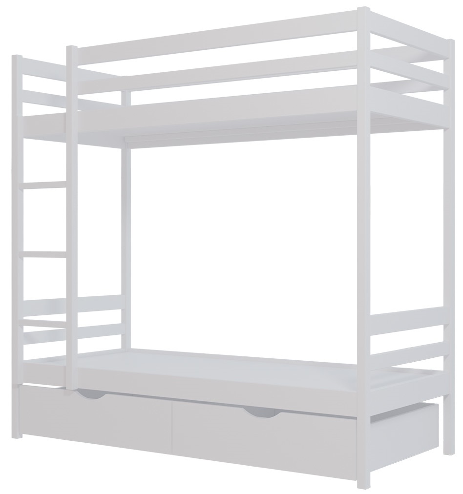 Фото Кровать двухъярусная №1 (СМ 80х190) с основанием от производителя Фант-мебель в Красноперекопске по цене 28&nbsp;620 ₽