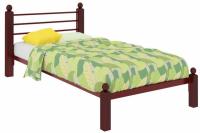 Кровать односпальная Милана Lux (СМ 80х190) трубка металл в интернет магазине Планета Комфорта Фото derevyannye-krovati кровать односпальная милана lux (см 80х190) трубка металл производитель Милсон