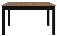 Стол обеденный Loft STO (мдф, лдсп-дуб вотан, черный (Black Red White (БРВ)) ) в Красноперекопске от производителя в интернет магазине Планета Комфорта Стол обеденный Loft STO (мдф, лдсп-дуб вотан, черный (Black Red White (БРВ)) ) в Красноперекопске от производителя