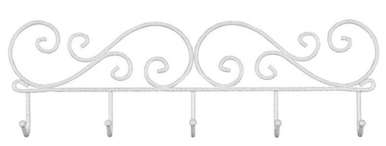 Фото Вешалка настенная Кружева 5 от производителя Завод металлических изделий в Красноперекопске по цене 300 ₽
