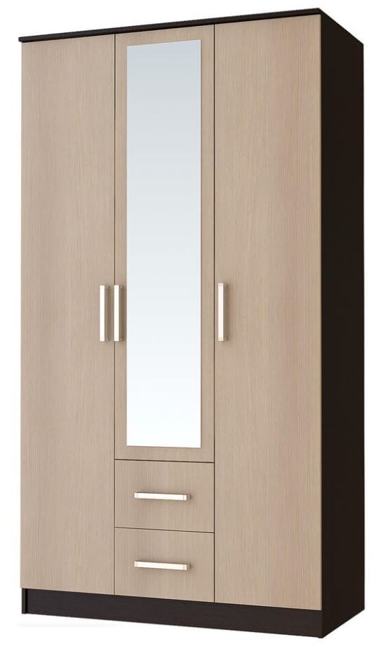 Фото Шкаф Фиеста (120) трехдверный от производителя БТС  в Красноперекопске по цене 13&nbsp;360 ₽