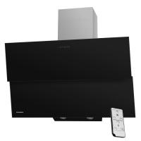 Вытяжка наклонная Plym 90 (896х410хh835(1115)) (Материал Металл/Стекло , Цвет Металлик/Черный) в Красноперекопске от производителя в интернет магазине Планета Комфорта Вытяжка наклонная Plym 90 (896х410хh835(1115)) (Материал Металл/Стекло , Цвет Металлик/Черный) в Красноперекопске от производителя