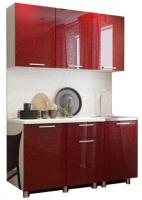 Фото kukhni-gotovye кухня блестки гранат (1,5) производитель БТС 