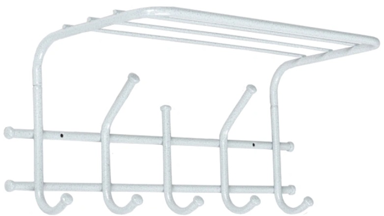 Фото Вешалка с полкой Эра 5 от производителя Завод металлических изделий в Красноперекопске по цене 570 ₽