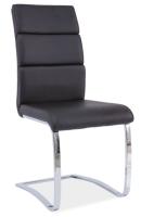 Стул Signal H456 ( Обивка стула:экокожа , хром, черный (Signal) ) в Красноперекопске от производителя 