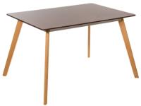 Стол обеденный T-14 (массив дерева, мдф-белый,  натуральный бук (La-alta) ) в Красноперекопске от производителя 