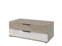 Тумба под ТВ Альянс 435.08 (дуб крафт, дуб крафт-белый глянец (StolLine) ) в Красноперекопске от производителя 