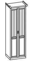 Фото shkafy-platyanye шкаф 600 виктория (60) двухдверный производитель Ставрополь Мебель