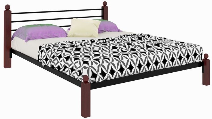 Фото Кровать двуспальная Милана Lux (СМ 180х200) трубка металл от производителя Милсон в Красноперекопске по цене 19 680 ₽