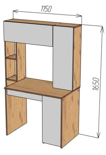 Фото Стол компьютерный СК-64  от производителя Пирамида в Красноперекопске по цене 8 860 ₽