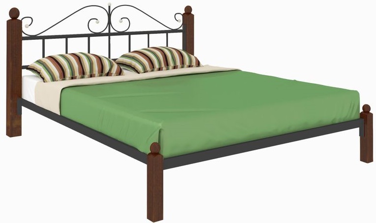 Фото Кровать двуспальная Диана Lux (СМ 180х200) трубка металл от производителя Милсон в Красноперекопске по цене 20 620 ₽