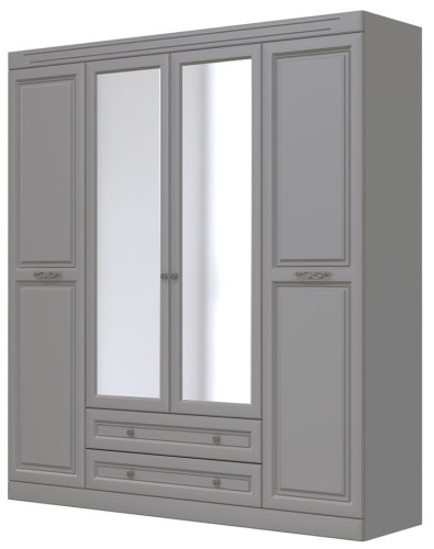 Фото Шкаф Олимп ШР-4 (201) четырехдверный от производителя Браво-мебель в Красноперекопске по цене 57 900 ₽