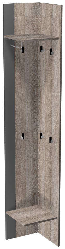 Фото Полка угловая Ханна ПХ-3  от производителя СБК в Красноперекопске по цене 4&nbsp;890 ₽