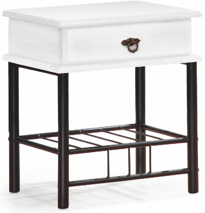 Тумба прикроватная Halmar Fiona (ecru-черный, ecru (Halmar ) ) Тумба прикроватная Halmar Fiona (ecru-черный, ecru (Halmar ) )