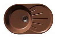 Мойка Granfest GF-R750L (ГР 750х460хh200) (шир.ящ.min 450) (Цвет мойки серый ) в Красноперекопске от производителя в интернет магазине Планета Комфорта Мойка Granfest GF-R750L (ГР 750х460хh200) (шир.ящ.min 450) (Цвет мойки серый ) в Красноперекопске от производителя