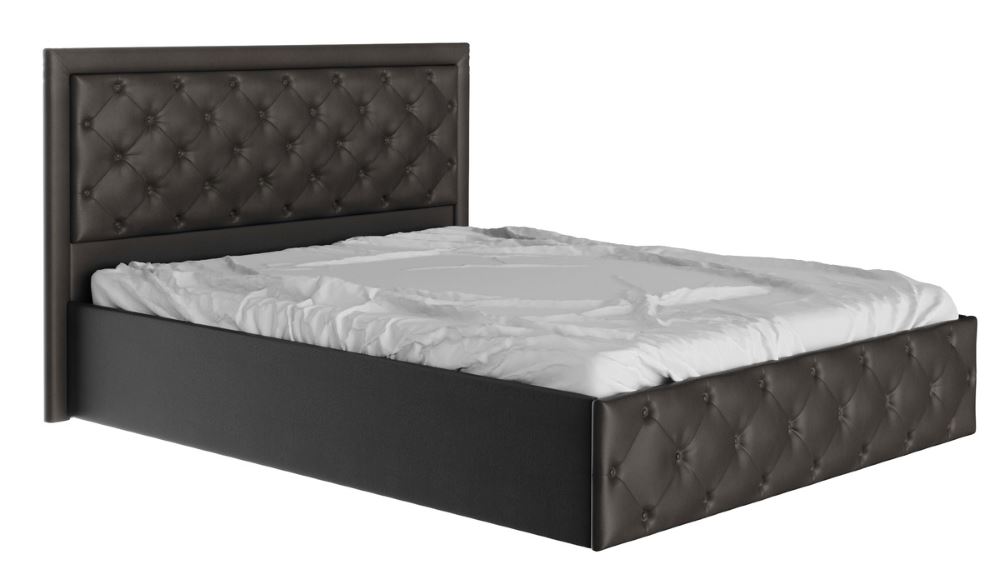 Фото Кровать двуспальная Мишель (СМ 160х200) с подъемным механизмом (пуговицы) от производителя Бон-мебель в Красноперекопске по цене 33&nbsp;480 ₽