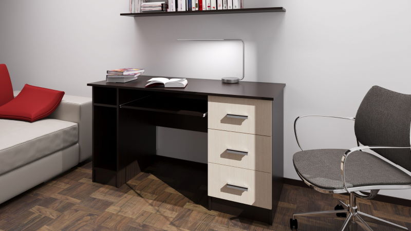 Фото Стол компьютерный ПКС-4 (1,4) от производителя ПАМИР в Красноперекопске по цене 6&nbsp;940 ₽