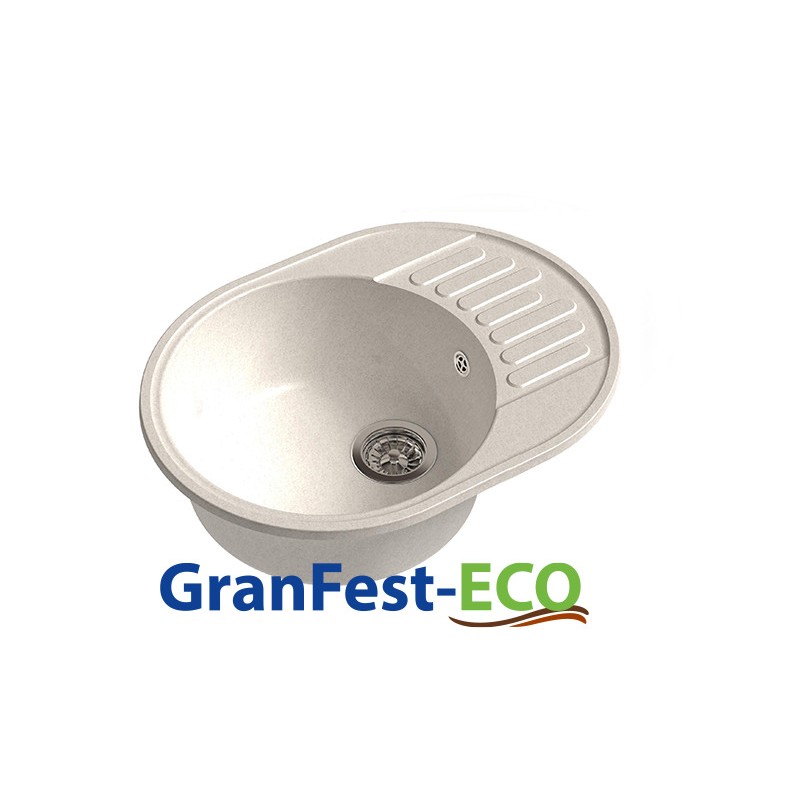 Фото Мойка Granfest eco-58 (ГР 620х480хh200) (шир.ящ.min 600) без сифона от производителя Granfest в Красноперекопске по цене 3 020 ₽