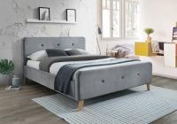 Фото derevyannye-krovati кровать двуспальная signal malmo velvet (см 160х200) c ортопедическим основанием производитель Signal