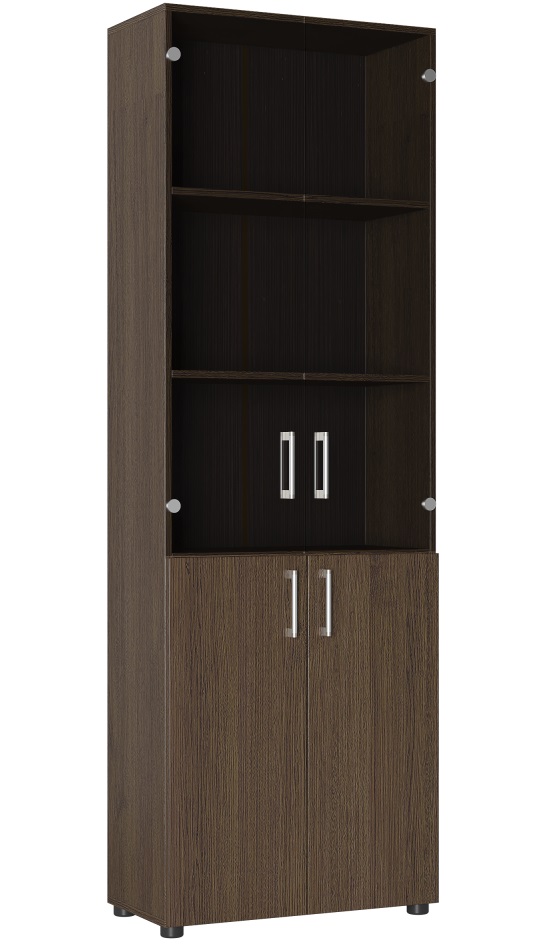 Фото Шкаф со стеклом Офис ОФ-303К от производителя Компасс в Красноперекопске по цене 16&nbsp;360 ₽