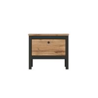 Тумба Loft KOM1K/55 (дуб вотан-черный матовый, дуб вотан (Black Red White (БРВ)) ) в Красноперекопске от производителя 