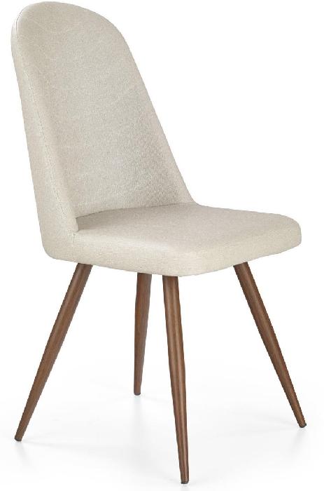 Стул Halmar K214 ( Обивка стула:экокожа , черешня, темно-кремовый (Halmar ) ) Стул Halmar K214 ( Обивка стула:экокожа , черешня, темно-кремовый (Halmar ) )