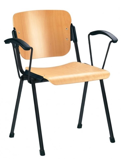 Фото Стул для посетителя Эра (Era) wood arm (крашенный) от производителя Новый стиль в Красноперекопске по цене 4 490 ₽