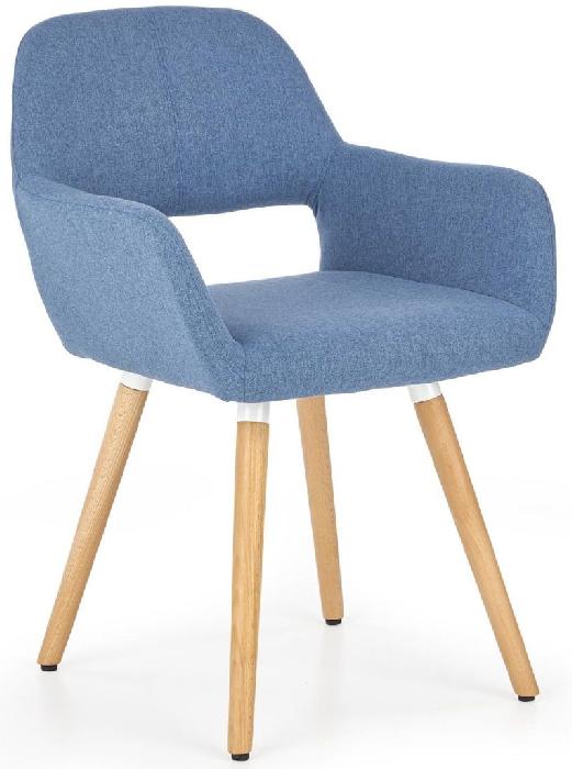 Стул Halmar K283 ( Обивка стула:ткань, натуральный, синий (Halmar ) ) Стул Halmar K283 ( Обивка стула:ткань, натуральный, синий (Halmar ) )