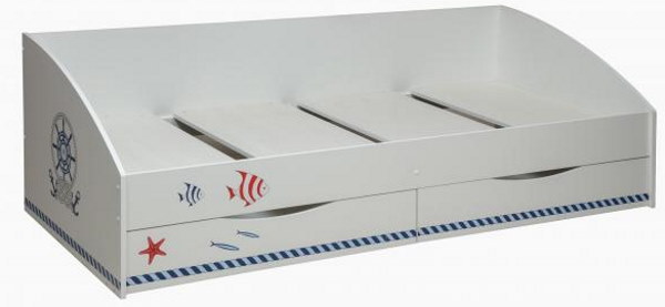 Фото Кровать односпальная Фея-3 (симметричная) (СМ 90х200) с основанием от производителя Олмеко в Красноперекопске по цене 14 030 ₽