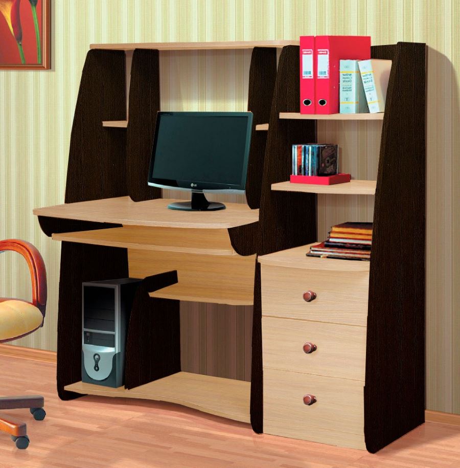 Фото Стол компьютерный СК 1  от производителя Фант-мебель в Красноперекопске по цене 9&nbsp;590 ₽