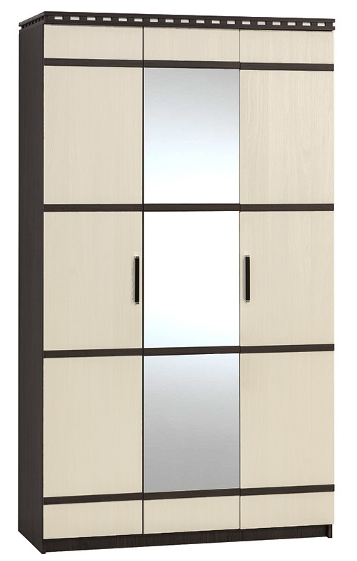 Фото Шкаф Ольга-13 (126) трехдверный  от производителя Фант-мебель в Красноперекопске по цене 18&nbsp;040 ₽