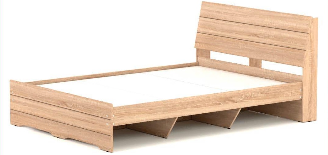 Фото Кровать двуспальная К-19 (СМ 140х200) комплектуется настилом от производителя Ромис в Красноперекопске по цене 14 990 ₽