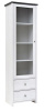 Фото Шкаф-витрина Порто REG1W2S от производителя Black Red White (БРВ) в Красноперекопске по цене 19&nbsp;490 ₽