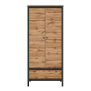 Фото Шкаф Loft SZF2D1S (62) двухдверный от производителя Black Red White (БРВ) в Красноперекопске по цене 26&nbsp;620 ₽