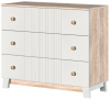 Фото Комод Ланзетти (3 ящика)  от производителя Браво-мебель в Красноперекопске по цене 13&nbsp;920 ₽