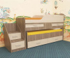 Фото Кровать 2-х ярусная Лесики (СМ 70х180/70х170) от производителя Пирамида в Красноперекопске по цене 24&nbsp;220 ₽
