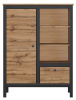 Фото Шкаф Loft REG1D1S/90 от производителя Black Red White (БРВ) в Красноперекопске по цене 16&nbsp;360 ₽