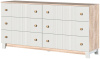 Фото Комод Ланзетти (6 ящиков) от производителя Браво-мебель в Красноперекопске по цене 21&nbsp;140 ₽