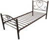 Фото Кровать односпальная Юлия-2-800 (СМ 80х190) основание металл трубка  от производителя Металл-Конструкция в Красноперекопске по цене 10&nbsp;710 ₽