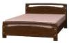 Кровать двуспальная Камелия-2 (СМ 140х200) без основания с универсальными царгами ( 140х200 , дерево , орех , без подъемного мех. , без ящиков , без матраса (Браво-мебель) )